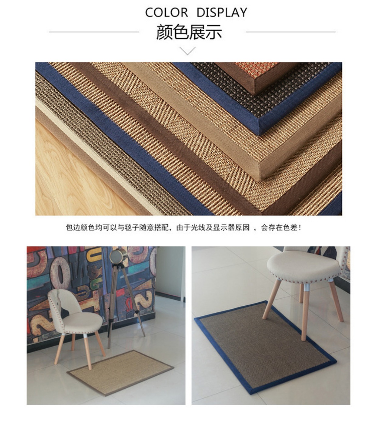 DuPont Virkon sống sisal phòng thảm dệt tay nhà máy xay móng vuốt mèo cào pad thảm sàn đơn giản Asakusa tùy chỉnh - Thảm thảm trải sàn cao cấp