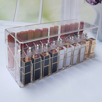  Desktop with multi-grid lipstick Lipstick lip gloss cosmetics storage box Transparent acrylic display stand Finishing lipstick box