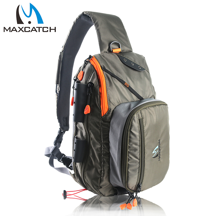2019 Green Fishing Tackle Bag One Size Fishing Bag Multilayer Pocket New Arrival Fly Fishing Satchel Bag Fly Fishing Shoulder Bag