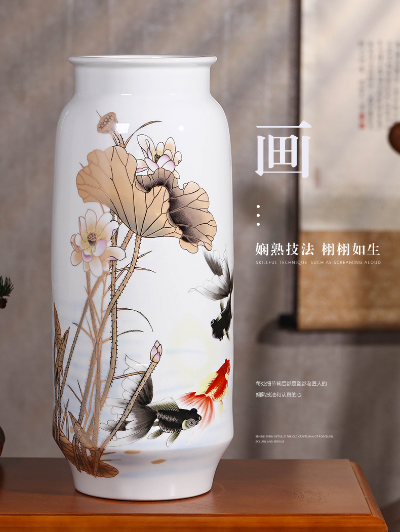 Chinese style restoring ancient ways ikea vase furnishing articles household act the role ofing is tasted a large living room TV cabinet decorative flower arrangement of jingdezhen ceramics