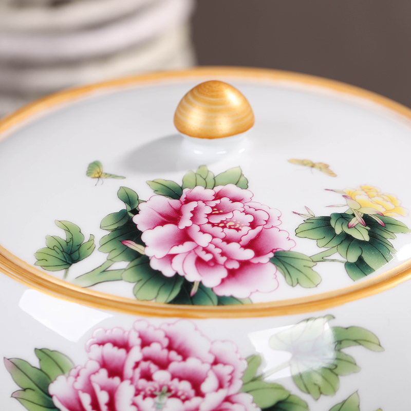 Jingdezhen ceramics wine accessories furnishing articles sitting room office rich ancient frame barrel storage tank household act the role ofing is tasted