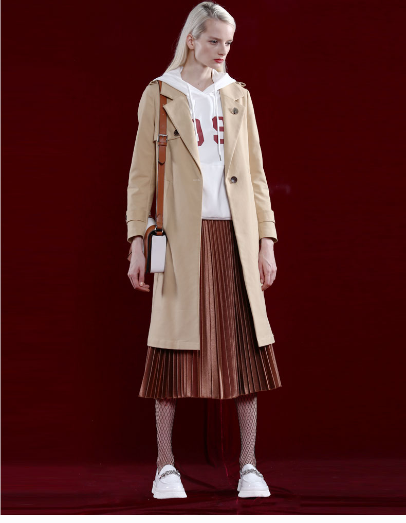 Trench pour femme      en Coton - Ref 3228161 Image 8