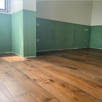 Export Britain 15 4 mm thick 260 wide board three - layer oak solid wood composite floor geothermal handgrass grain