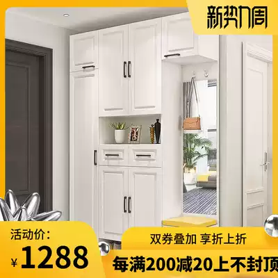 Entrance door integral shoe cabinet household door large capacity simple modern entrance entrance cabinet storage cabinet multi-function