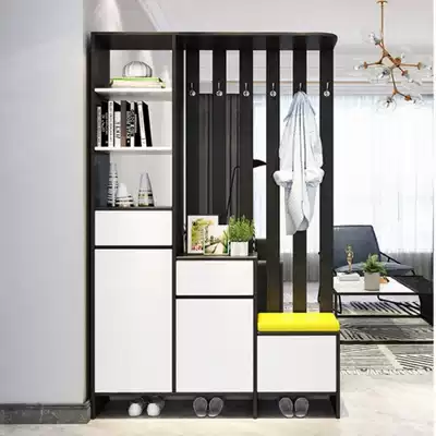 Access to the entrance hall cabinet shoe cabinet integrated living room screen partition cabinet shelf simple modern fantasy cabinet door