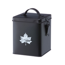 Japan LOGOS Outdoor Camping Camping Field Portable Handheld Metal Containing Box Portable Cartridges Lock Spot