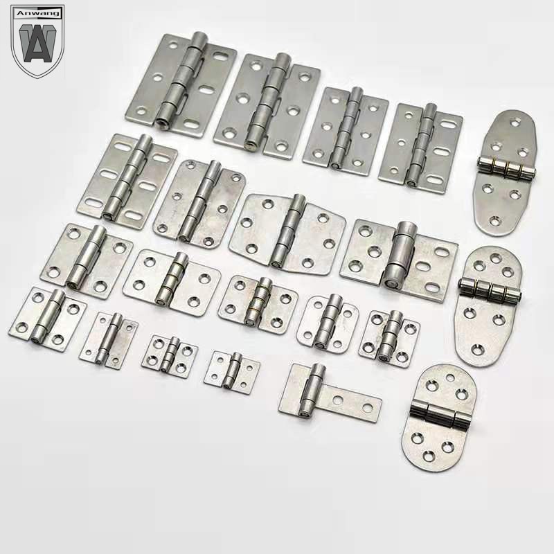 Stainless Steel Hinges 304 Thickened Distribution Box Distribution Cabinet Hinges Heavy Duty Industrial Hinges Swing Folding Hinges Folding