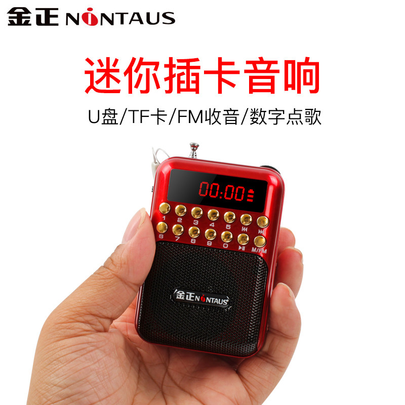 Golden Positive B872 Radio MP3 Seniors Mini Small Sound Card PORTABLE MUSIC PLAYER