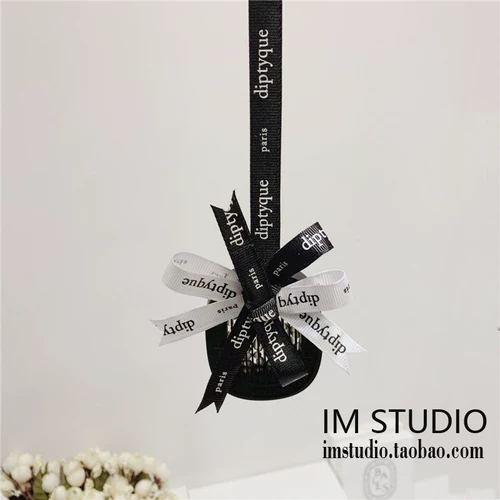 Diptyque, парфюмированная аромотерапия для авто, лента, черный ремешок