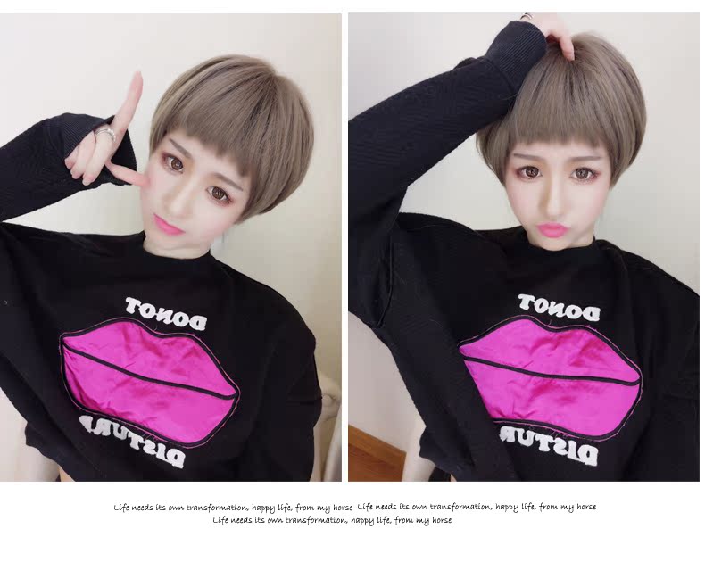 Perruque cheveux raides Court - Ref 2613560 Image 14