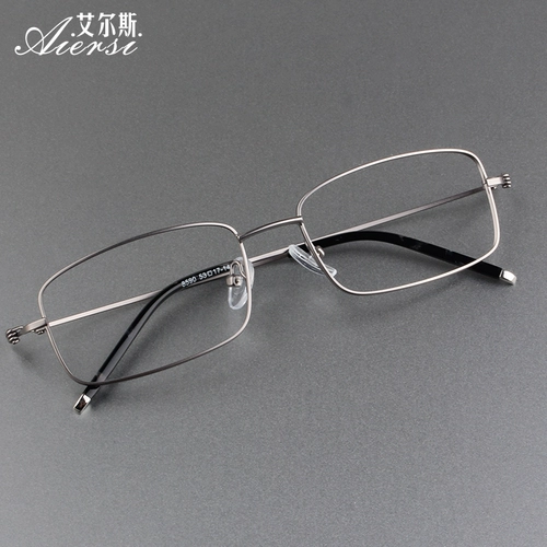 Мужские большие очки для лица рама ультра -светло -прославленные дизайнерские глазные стойки могут быть оснащены очками с близким зрением простые бизнеса