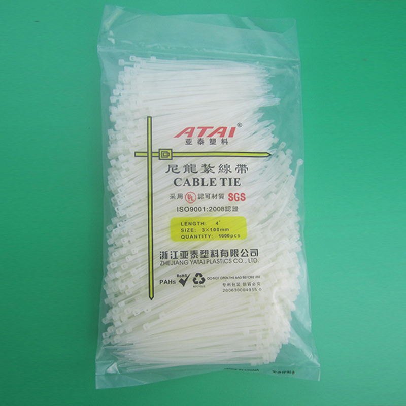 Yatai brand self-locking cable ties nylon cable ties network cable ties 3*100 1000 feet