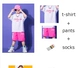 Футболка с коротким рукавом для мальчиков, шорты, носки