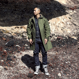 Gizemo long m51 military long windbreaker