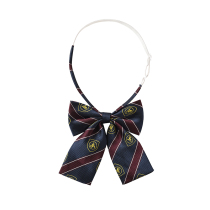 Lang College uniform Zhuji Jinan Primary School British College wind primary and secondary school boys and girls school uniform bow tie tie