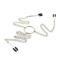 Metal Nipple Clamps Pubic Lip Clip Suckling Chain Clitoral Stimulation Women Use Flirty Anecdote To Bundle Alternative Passion Tools