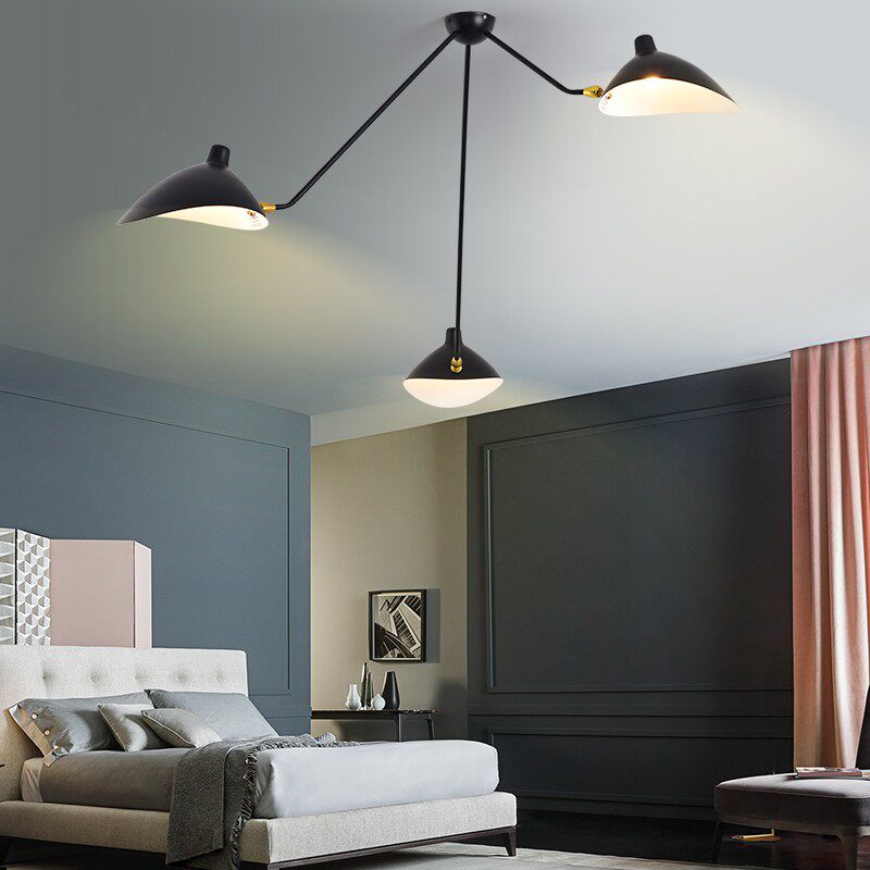 Nordic designer chandelier classic creative model room lobby hotel villa ceiling lamp industrial style bar lighting