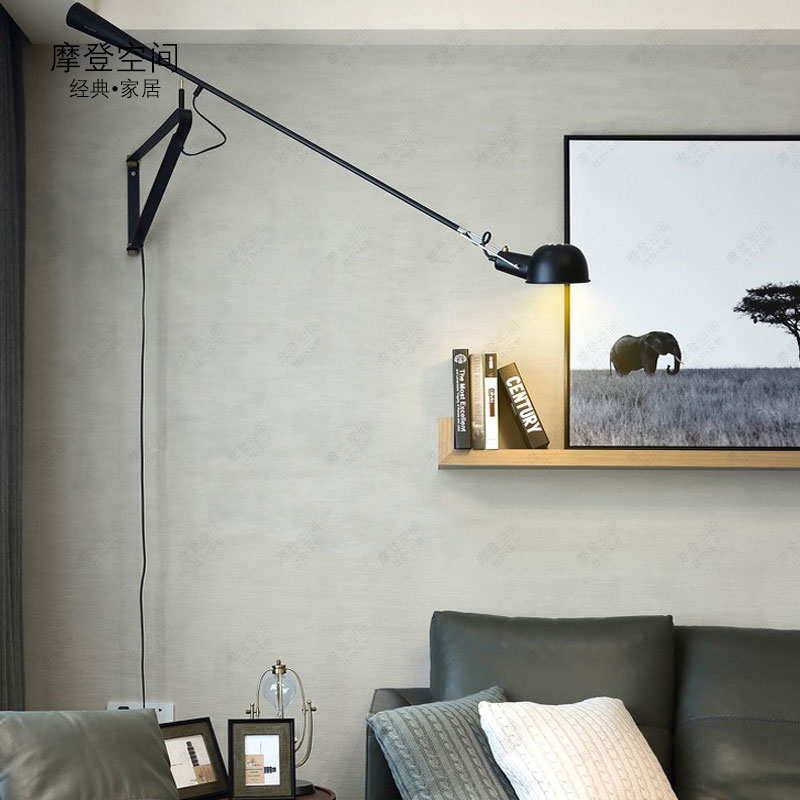 Long Arm Light Sample Board Room Hotel Office Decorative Lights Wall Lamp Nordic Designer Creative Classic Dining Room Lights