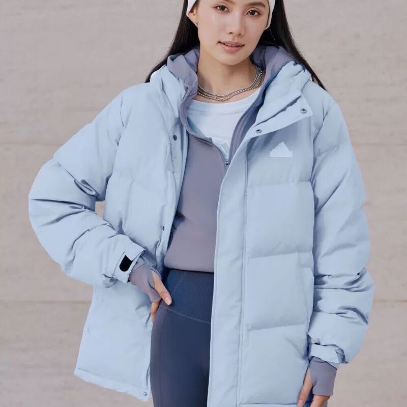 Adidas V down Jkt Ug Unisex Warm Sports Hooded down Jacket Kq5538