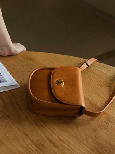 Кожаная сумка на одно плечо, воловья кожа