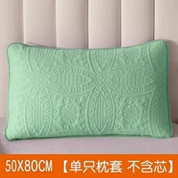 Зеленая двусторонная водонепроницаемая наволочка с молнией, 50x
