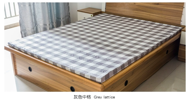 Tinh khiết cotton latex nệm cover bìa trượt bao gồm tất cả các có thể tháo rời dây kéo giường, mảnh duy nhất Nhật Bản-phong cách rửa bông 1.8 m