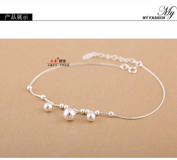 Chaine de cheville Femme en Argenterie - Ref 3101816 Image 19