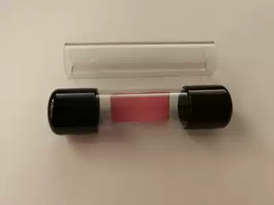 Transparent plastic pipe packaging pipe with cover, dust-proof transparent hard pipe plastic pipe 6 sub-pipe outer diameter 25 inner diameter 23