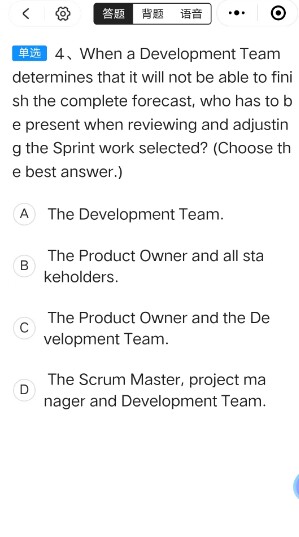 Scrum Master Question Bank & PSM Exam Simulator 2024 - Product image 4