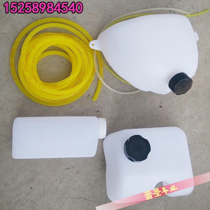 Mini motorcycle with four-stroke 49CC oil pot gasoline scooter oil pipe triangle oil pot matching pot plastic fuel tank