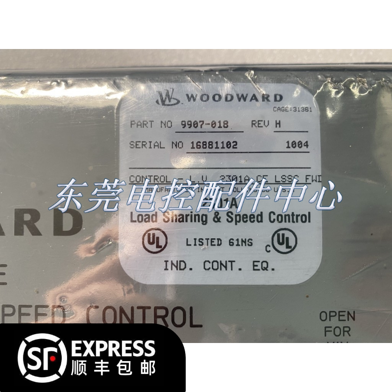 Original WOODWARD generator digital governor 9907-018 speed control board 2301A governor board