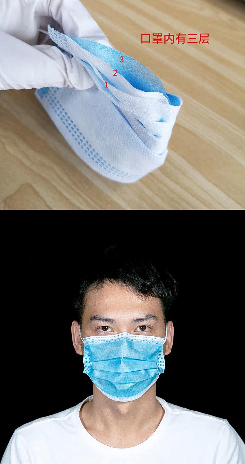 Марлевая повязка от пыли 一次性口罩多时段供应儿童医耳防飞沫流感病菌现货kn95顺丰包邮用 Hui Air