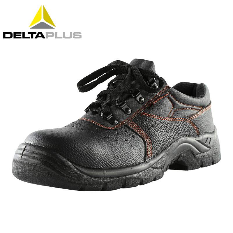 Delta 301509 Bull Leather anti - smashing hole anti - static wear - resistant safety shoes and lava shoes lightly summer Suzhou