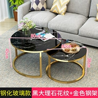 Золотая рама+шаблон черного мрамора стальное стекло 80*60