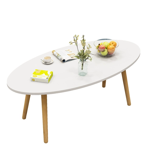 Минималистский кофейный столик минималистский гостиная небольшая квартира небольшая кофейное столик скандинавский простой многофункциональный сплошной древесный стол в мобильной экономике