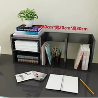 Новая книжная полка Черный ореховый орех 80 Long 30 High