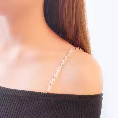 One-word collar underwear shoulder strap non-slip seamless underwear accessories Bra underwear strap invisible shoulder strap female wild
