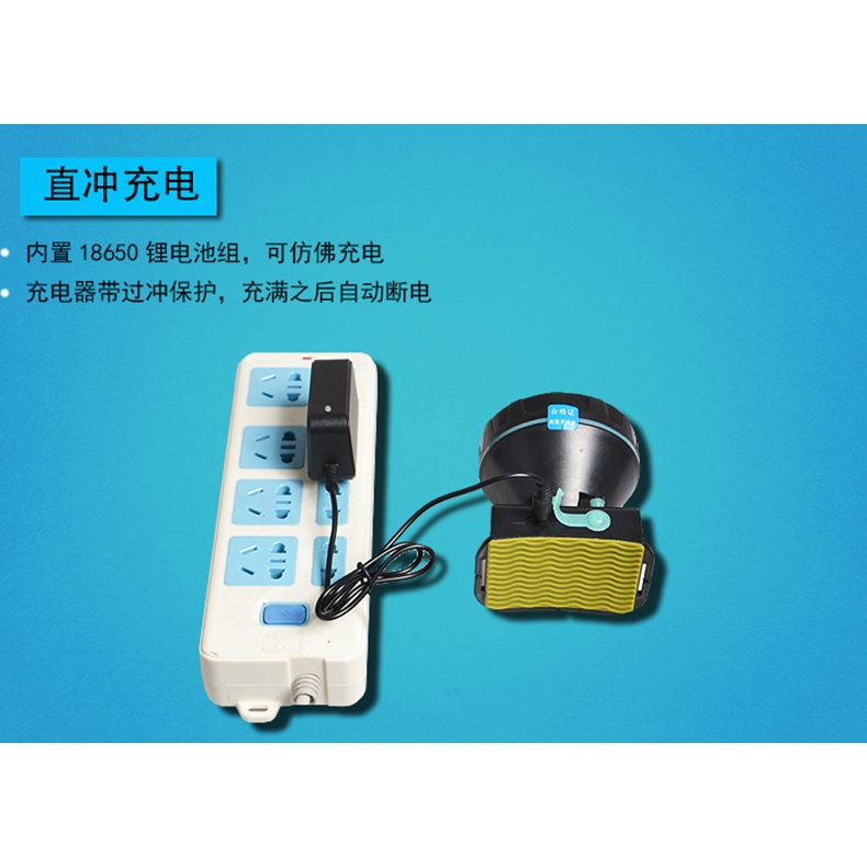 Đèn pha mạnh sạc siêu sáng Đèn LED chiếu sáng ban đêm gắn đèn LED câu cá ngoài trời đèn pin cầm tay siêu sáng