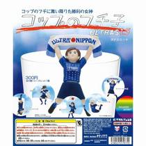 Japan Chitan Club Scuffle of Egg Toy Cups on Miss Cup Edge Lady Cheerleaders 1 5 swinging pieces