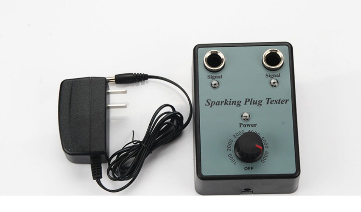 Spark Plug Detector Adjustable Double Hole / Spark Plug Test Bench High Voltage Diagnostic Circuit Detection Ignition Tester