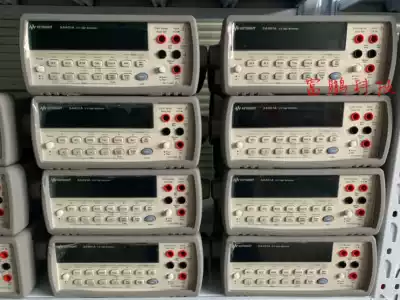 New round key Agilent 34401A six-digit semi-desktop digital universal meter used desktop meter 9 percent New