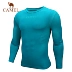 CAMEL lạc đà thể thao áo sơ mi nam mùa thu và mùa đông chạy khô áo thun dài tay bó sát ẩm ướt buổi sáng chạy bộ quần áo tập thể dục Áo phông dài