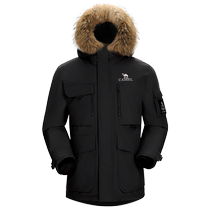 (Three-proof body) Camel outdoor down jacket for men and women in autumn and winter new thickened work clothes 650 Peng three-proof jacket