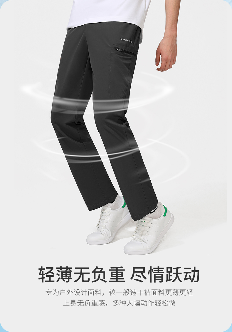 骆驼 男士 228T塔丝隆速干裤 图3