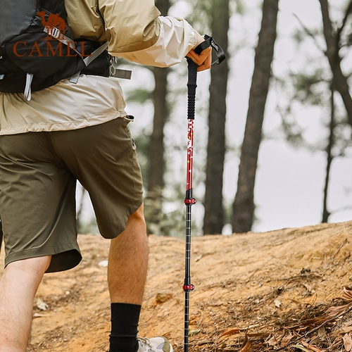 Верблюдная скалолазаная трость слегка расширение и складывание походов слухи о скалолазании слухи о старике против алюминиевого сплава