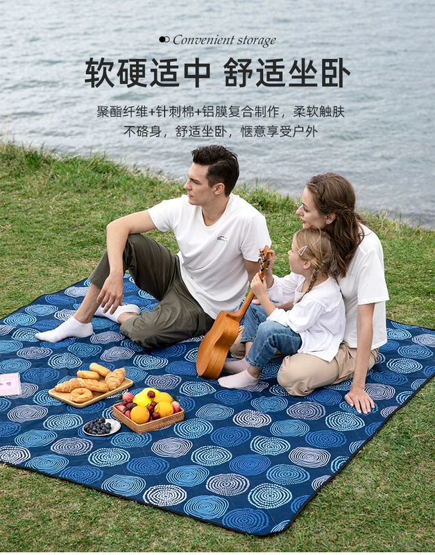 Thảm dã ngoại ngoài trời Camel thảm chống ẩm đệm cắm trại bãi biển ngoài trời