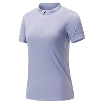 Camel fitness clothing womens quick-drying short-sleeved 2024 summer sun protection breathable sports running outdoor T-shirt yoga top