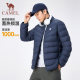 Camel Sports Short Stand Collar Lightweight Down Jacket 2023 Windproof New Windproof Warm Fashionable Casual Jacket for Men