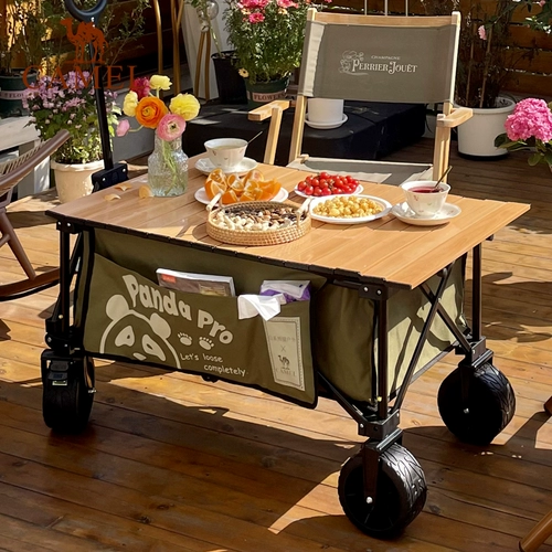 Кемпер фургон для кемпинга, детская тележка для путешествий, панда