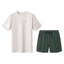 Camel sports suit Male 2024 Summer speed dry T-shirt short sleeve shorts Two sets Fitness Running Sportswear Woman